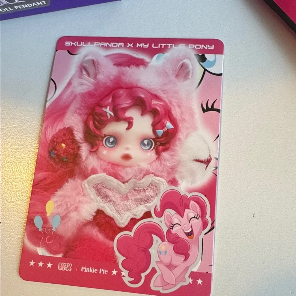 My little pony x skullpanda Popmart plush pendant fim pinkie pie - Picture 6 of 6